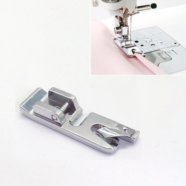1PCS Silver Rolled Hem Foot For Brother Janome Singer Toyota Bernet Sewing  Machine Sewing Tools & Accessory - AliExpress